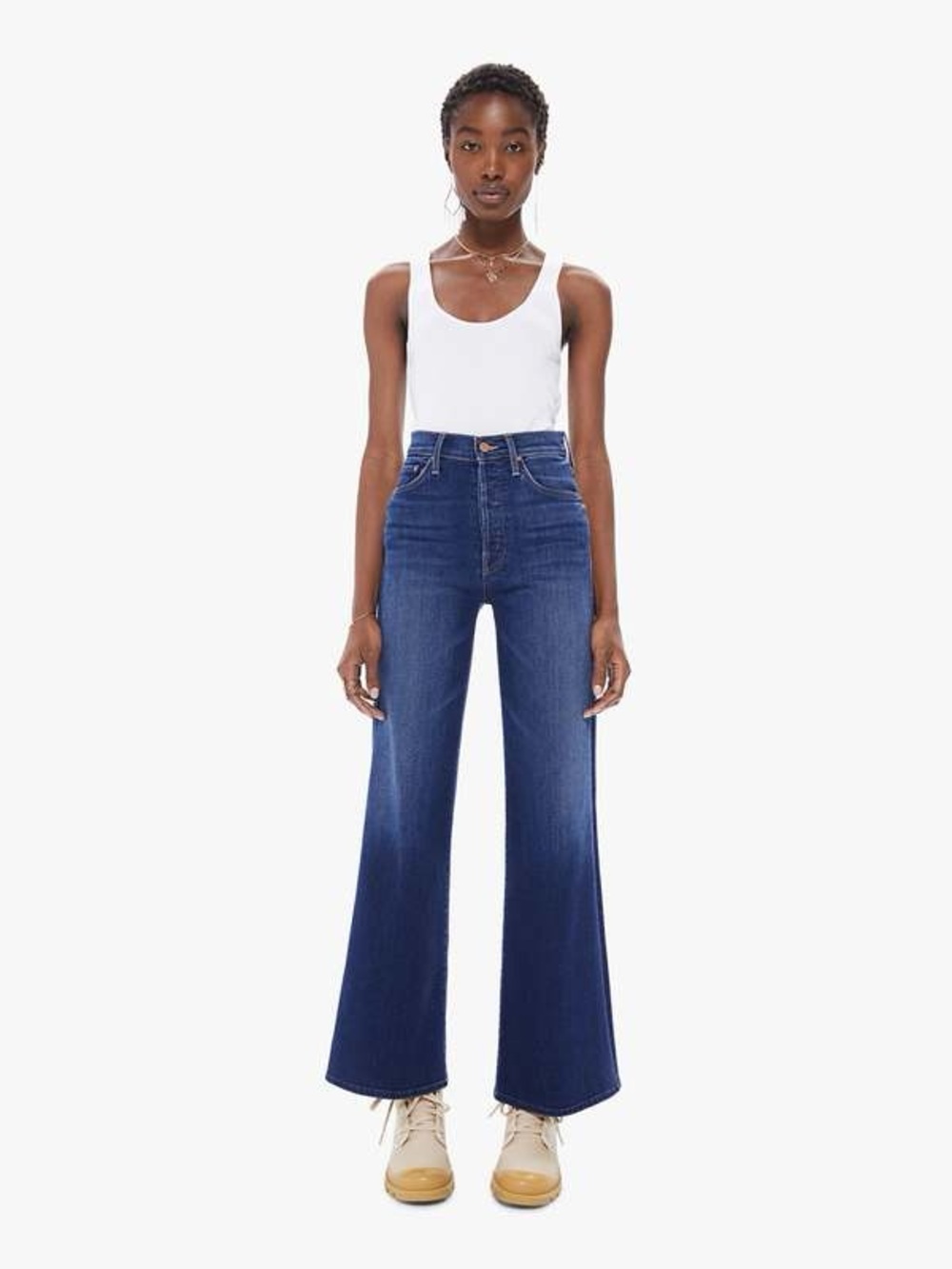 MOTHER Tomcat Roller Jeans (Sweet Lime)